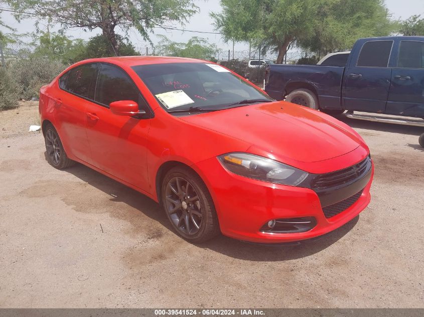 2015 Dodge Dart Sxt VIN: 1C3CDFBB9FD278565 Lot: 39541524