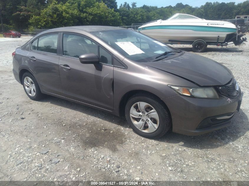 2014 Honda Civic Lx VIN: 2HGFB2F54EH504414 Lot: 39541527