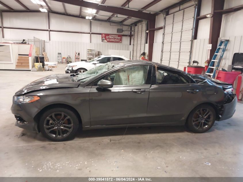 2018 Ford Fusion Se VIN: 3FA6P0H92JR176449 Lot: 39541572