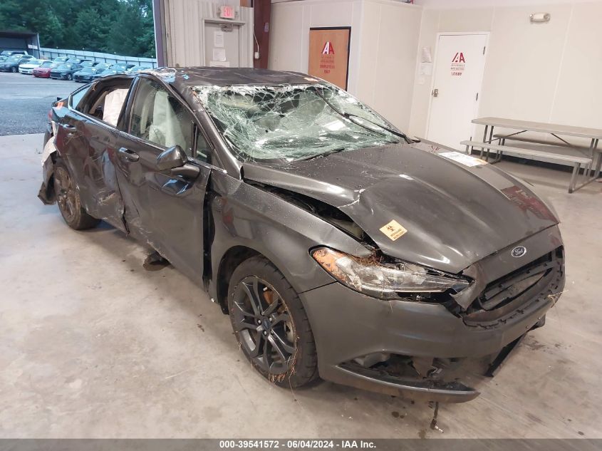 2018 Ford Fusion Se VIN: 3FA6P0H92JR176449 Lot: 39541572