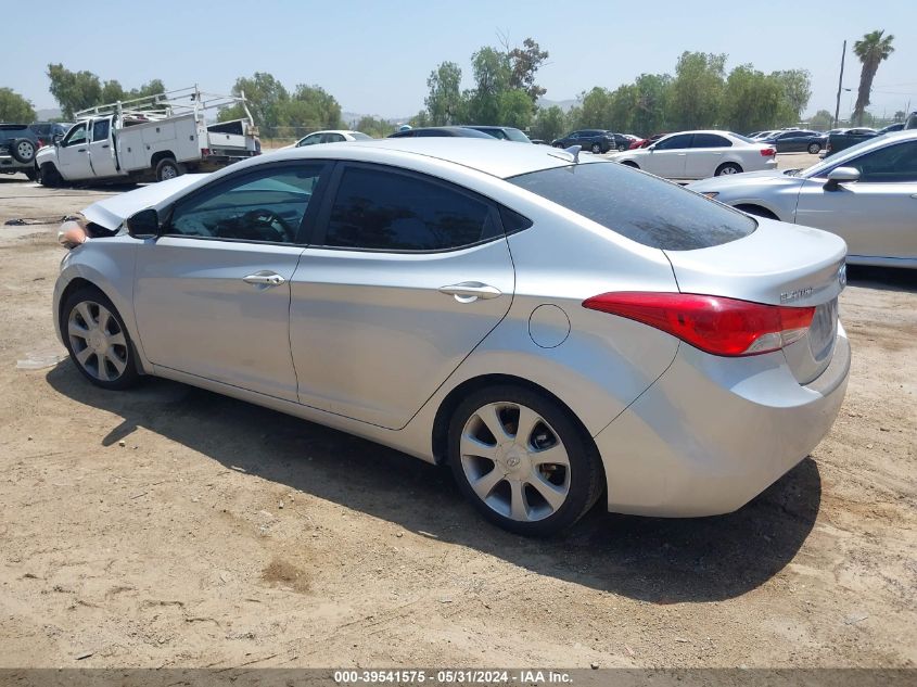 2013 Hyundai Elantra Limited VIN: KMHDH4AE9DU002769 Lot: 39541575