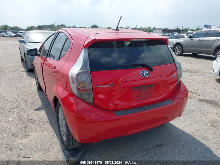 2012 Toyota Prius C Three VIN: JTDKDTB36C1523074 Lot: 43726877