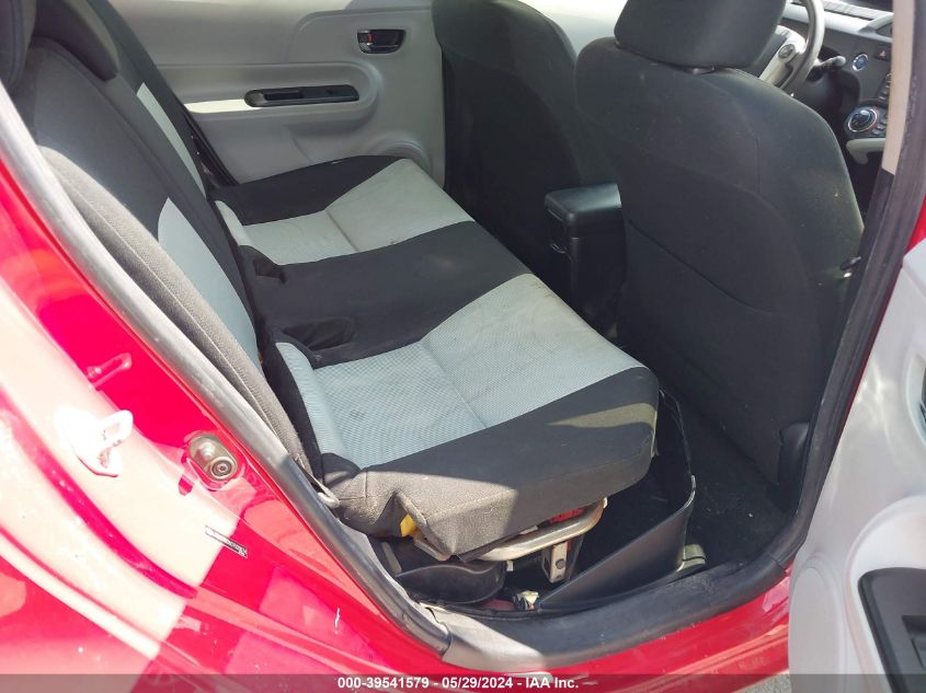 2012 Toyota Prius C Three VIN: JTDKDTB36C1523074 Lot: 39541579