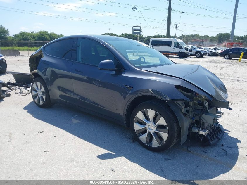 2021 Tesla Model Y Long Range Dual Motor All-Wheel Drive VIN: 5YJYGDEE9MF117013 Lot: 39541584