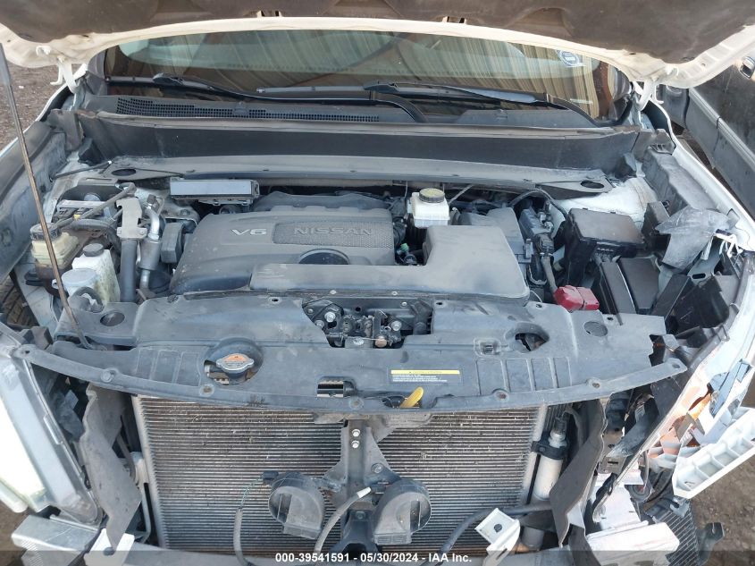 2017 Nissan Pathfinder Sv VIN: 5N1DR2MN9HC688451 Lot: 39541591