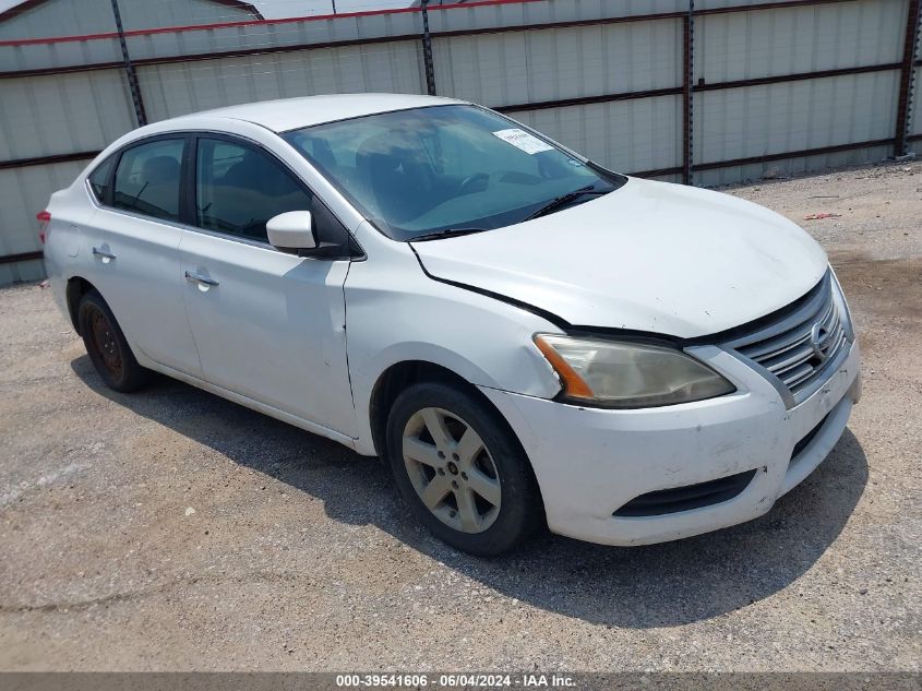 2014 Nissan Sentra Fe+ S/Fe+ Sv/S/Sl/Sr/Sv VIN: 3N1AB7APXEY251983 Lot: 39541606