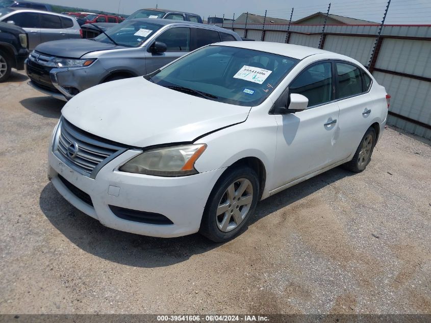 2014 Nissan Sentra Fe+ S/Fe+ Sv/S/Sl/Sr/Sv VIN: 3N1AB7APXEY251983 Lot: 39541606