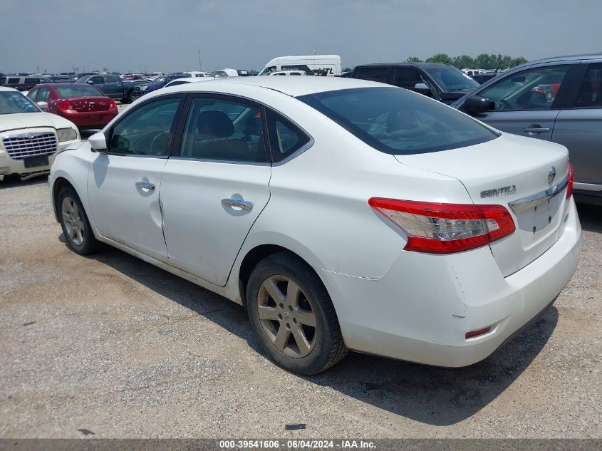 2014 Nissan Sentra Fe+ S/Fe+ Sv/S/Sl/Sr/Sv VIN: 3N1AB7APXEY251983 Lot: 39541606