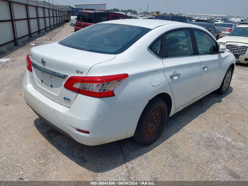 2014 Nissan Sentra Fe+ S/Fe+ Sv/S/Sl/Sr/Sv VIN: 3N1AB7APXEY251983 Lot: 39541606