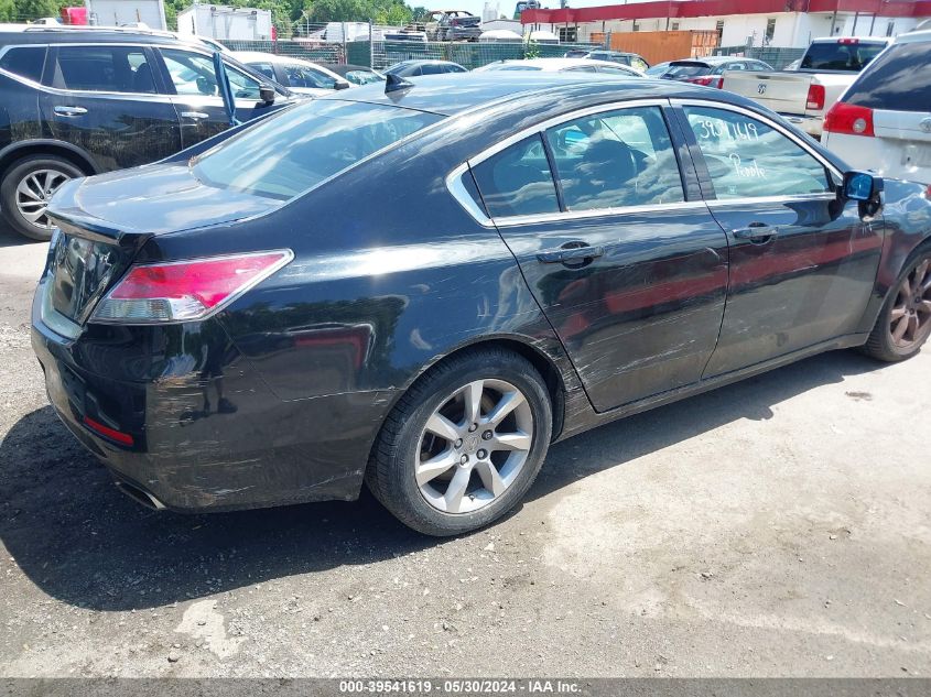 2012 Acura Tl 3.5 VIN: 19UUA8F27CA004505 Lot: 39541619