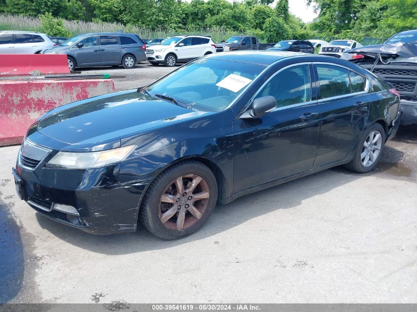 2012 Acura Tl 3.5 VIN: 19UUA8F27CA004505 Lot: 39541619