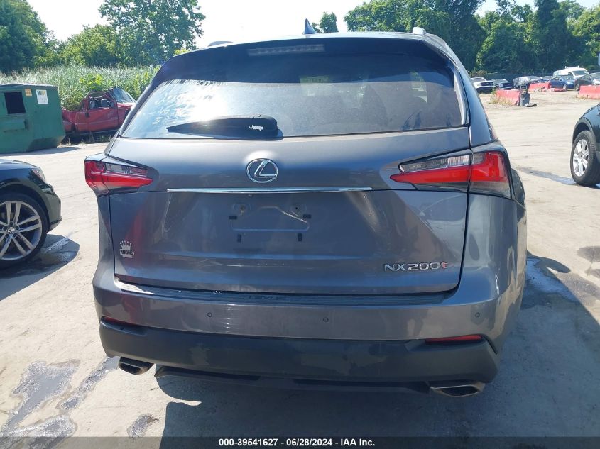 2017 Lexus Nx 200T VIN: JTJBARBZ6H2107461 Lot: 39541627