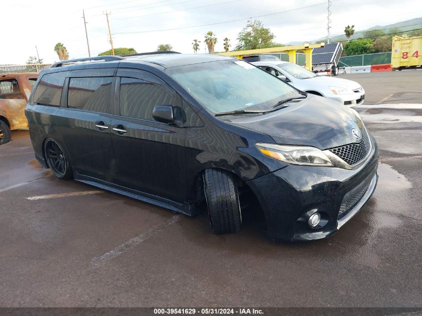 2017 Toyota Sienna Se Premium 8 Passenger VIN: 5TDXZ3DC5HS791774 Lot: 39541629