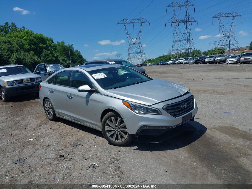 2016 Hyundai Sonata Sport VIN: 5NPE34AF1GH434156 Lot: 39541634