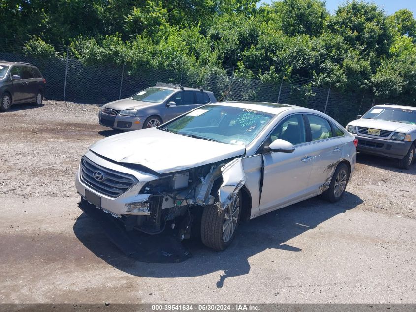 2016 Hyundai Sonata Sport VIN: 5NPE34AF1GH434156 Lot: 39541634