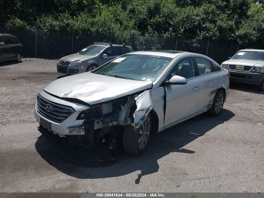 2016 Hyundai Sonata Sport VIN: 5NPE34AF1GH434156 Lot: 39541634