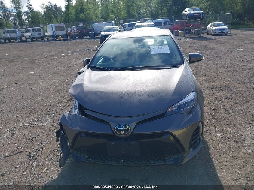 2017 Toyota Corolla L/Le/Xle/Se/Xse VIN: 2T1BURHE5HC762257 Lot: 39541639