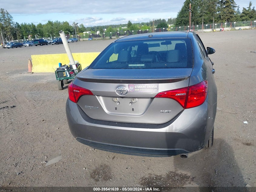 2017 Toyota Corolla L/Le/Xle/Se/Xse VIN: 2T1BURHE5HC762257 Lot: 39541639