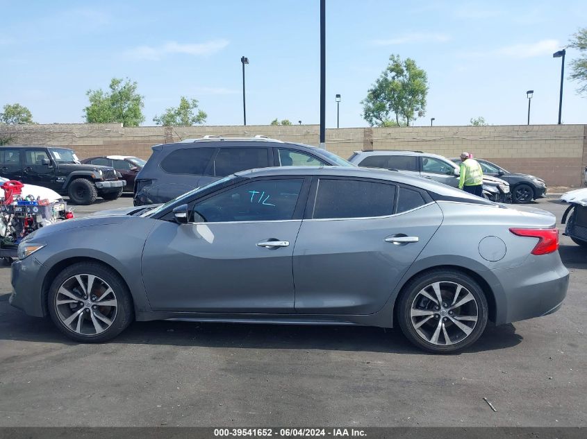 2018 Nissan Maxima 3.5 Sl VIN: 1N4AA6AP2JC392033 Lot: 39541652