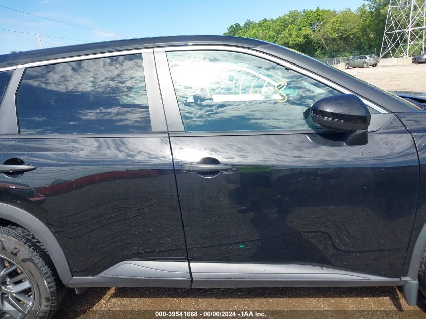 2022 Nissan Rogue VIN: 5N1AT3AA1NC687284 Lot: 39541668