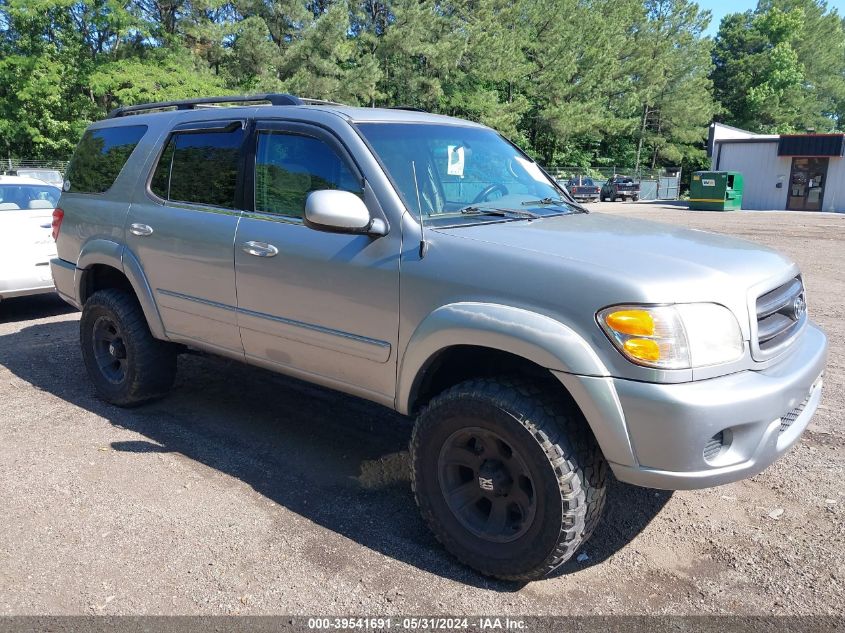 2001 Toyota Sequoia Sr5 VIN: 5TDBT44A51S020642 Lot: 39541691