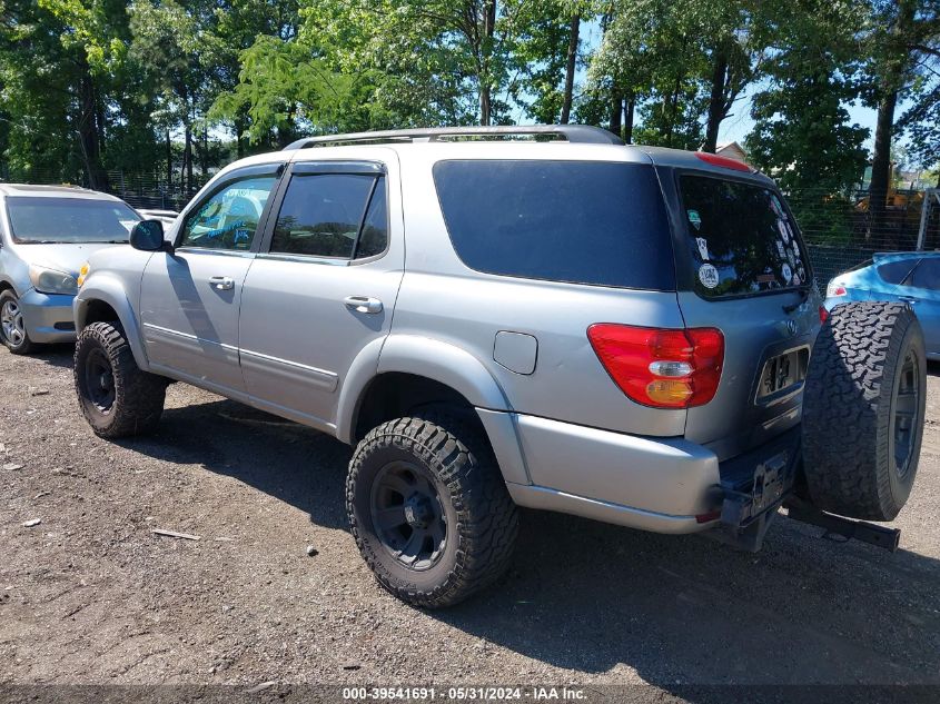 2001 Toyota Sequoia Sr5 VIN: 5TDBT44A51S020642 Lot: 39541691