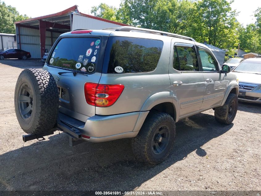 2001 Toyota Sequoia Sr5 VIN: 5TDBT44A51S020642 Lot: 39541691