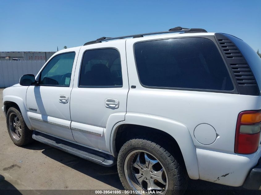 2002 Chevrolet Tahoe C1500 VIN: 1GNEC13Z82R163207 Lot: 39541695