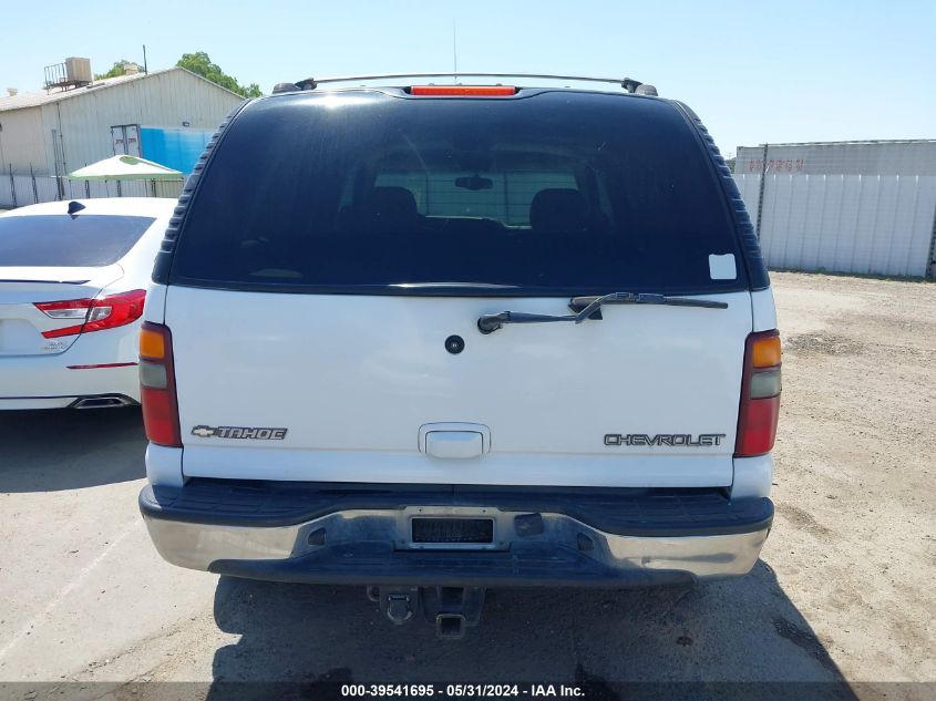 2002 Chevrolet Tahoe C1500 VIN: 1GNEC13Z82R163207 Lot: 39541695