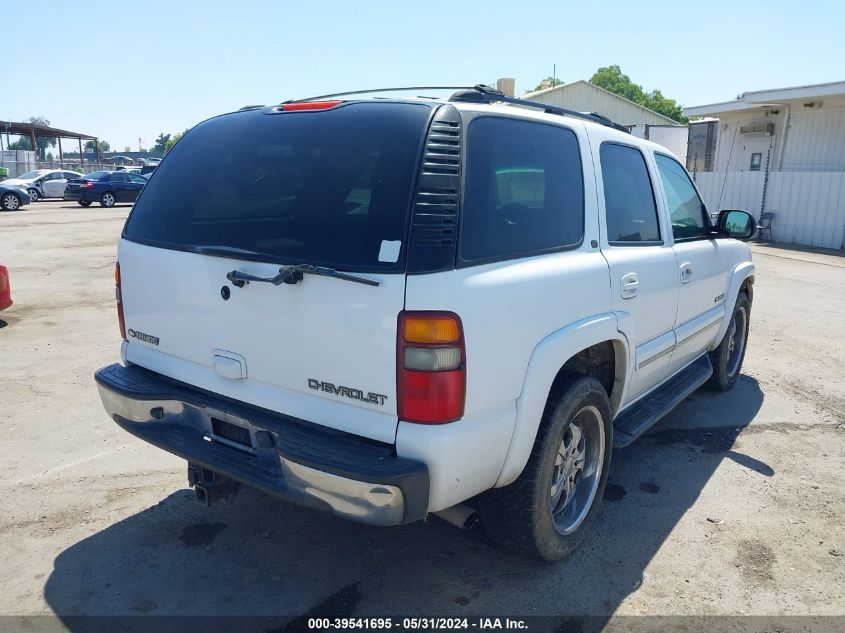 2002 Chevrolet Tahoe C1500 VIN: 1GNEC13Z82R163207 Lot: 39541695