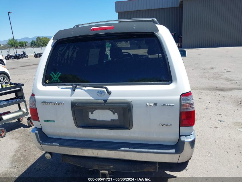 1999 Toyota 4Runner Sr5 V6 VIN: JT3HN86R3X0238254 Lot: 39541721