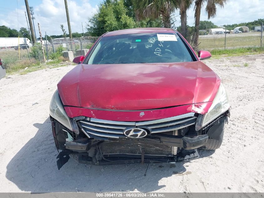 2015 Hyundai Sonata Se VIN: 5NPE24AF4FH218657 Lot: 39541726