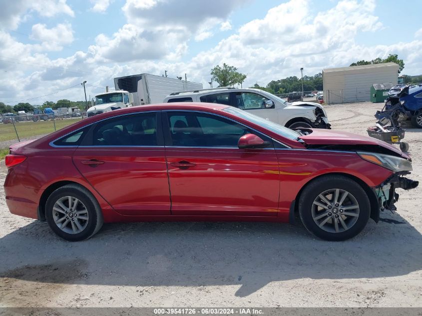 2015 Hyundai Sonata Se VIN: 5NPE24AF4FH218657 Lot: 39541726