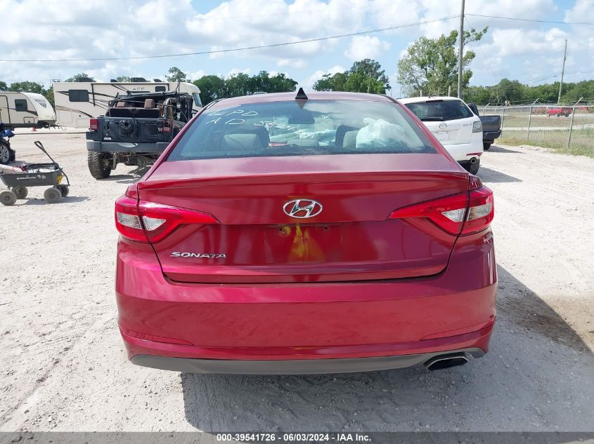 2015 Hyundai Sonata Se VIN: 5NPE24AF4FH218657 Lot: 39541726