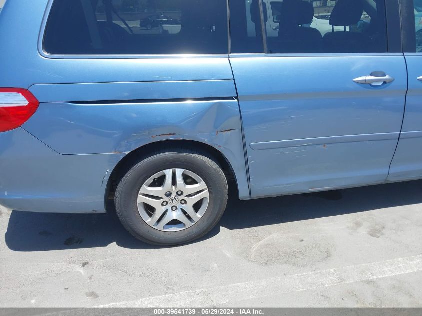 2005 Honda Odyssey Ex-L VIN: 5FNRL38605B080806 Lot: 39541739