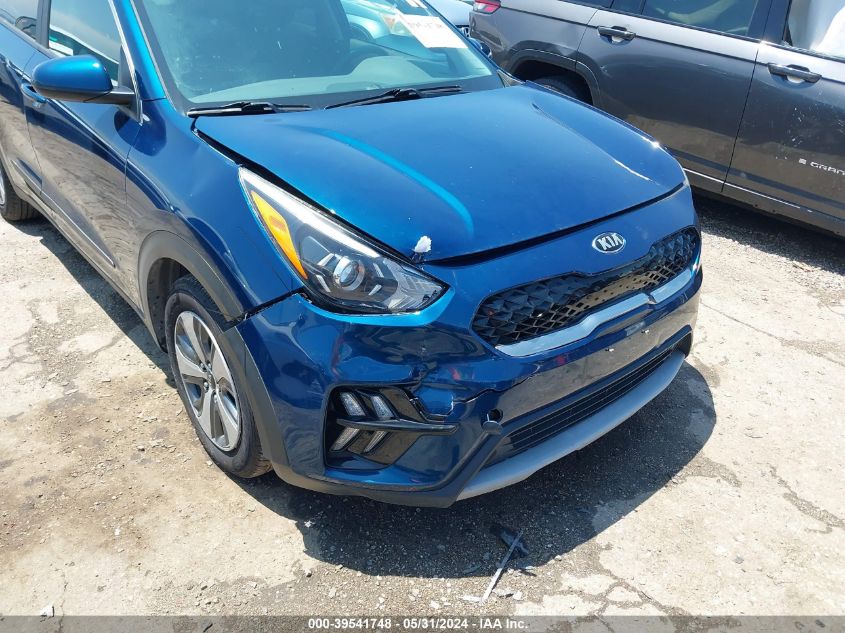 2020 Kia Niro Lx/Lxs VIN: KNDCB3LC7L5360274 Lot: 39541748