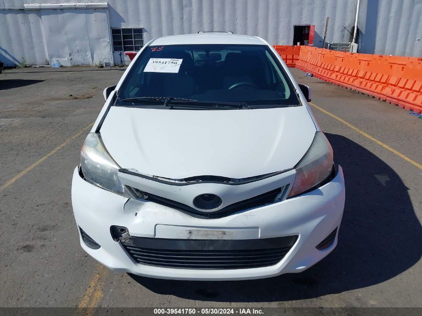 2012 Toyota Yaris Le VIN: JTDKTUD3XCD526791 Lot: 39541750
