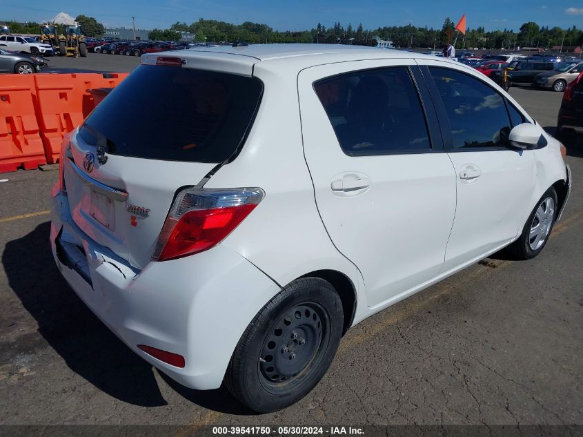 2012 Toyota Yaris Le VIN: JTDKTUD3XCD526791 Lot: 39541750