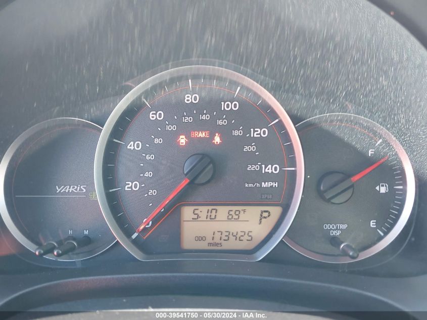 2012 Toyota Yaris Le VIN: JTDKTUD3XCD526791 Lot: 39541750