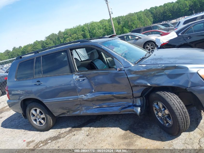2004 Toyota Highlander V6 VIN: JTEDP21A740017928 Lot: 39541773