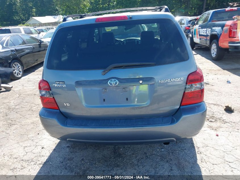 2004 Toyota Highlander V6 VIN: JTEDP21A740017928 Lot: 39541773