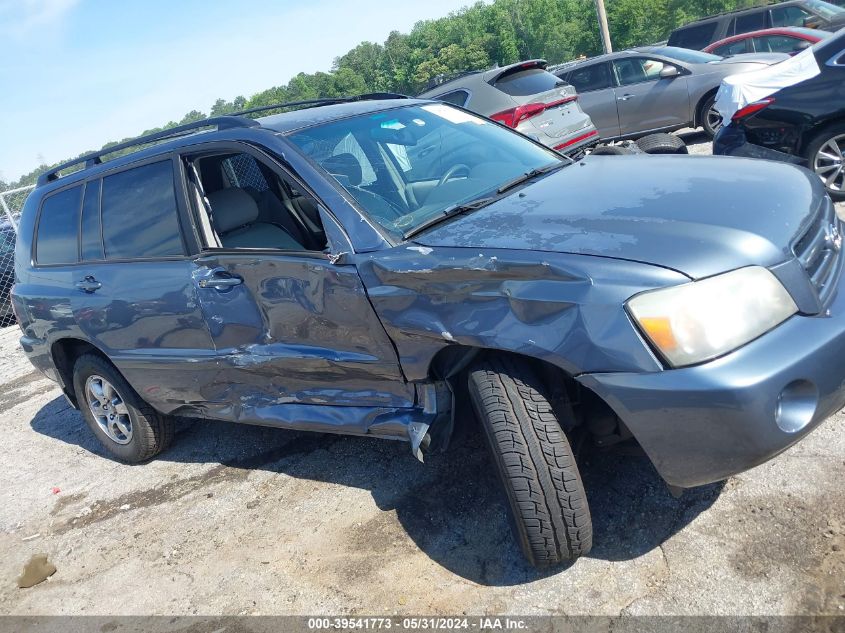 2004 Toyota Highlander V6 VIN: JTEDP21A740017928 Lot: 39541773