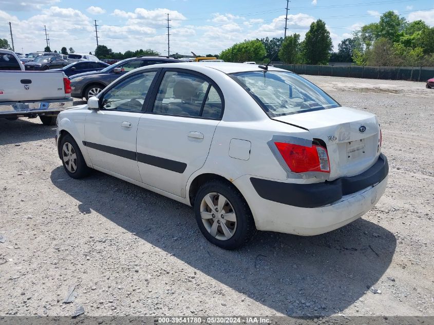 2009 Kia Rio Lx VIN: KNADE223396568515 Lot: 39541780