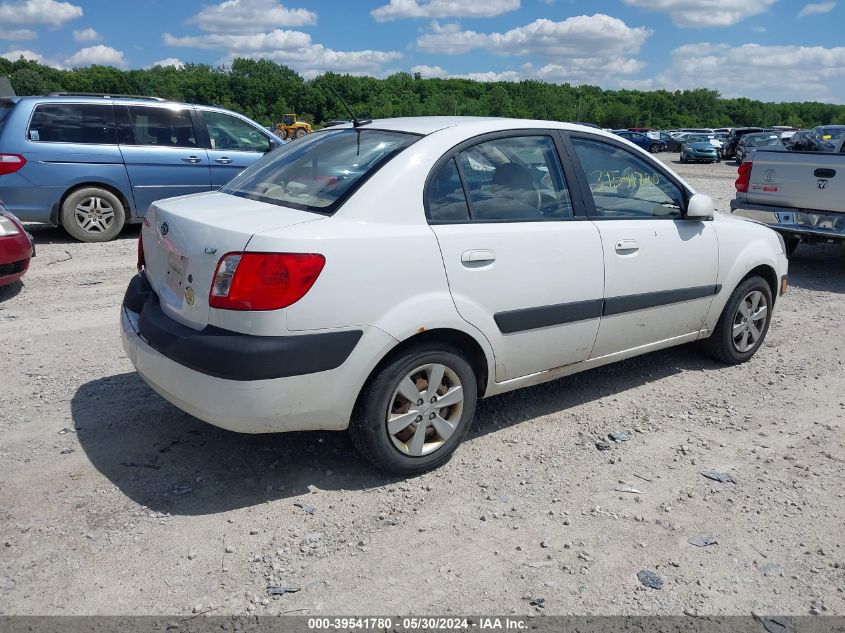 2009 Kia Rio Lx VIN: KNADE223396568515 Lot: 39541780