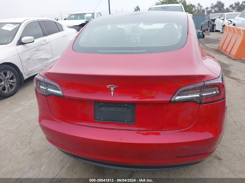 2022 Tesla Model 3 Rear-Wheel Drive VIN: 5YJ3E1EA7NF286086 Lot: 39541812