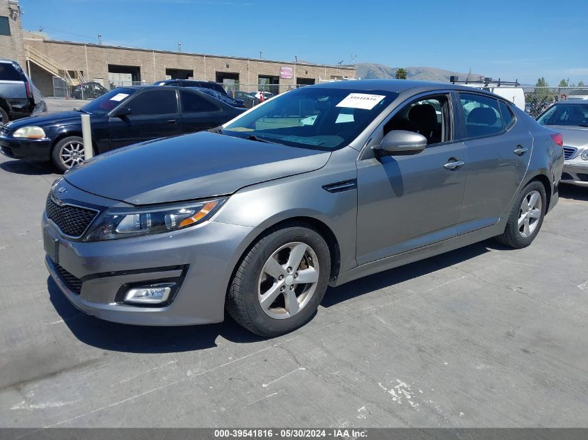 2015 Kia Optima Lx VIN: 5XXGM4A79FG383451 Lot: 39541816