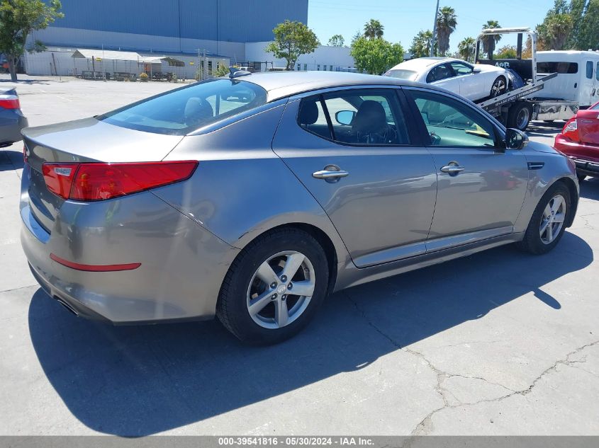 2015 Kia Optima Lx VIN: 5XXGM4A79FG383451 Lot: 39541816