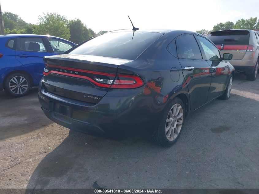 2013 Dodge Dart Limited/R/T VIN: 1C3CDFCA6DD231688 Lot: 39541818