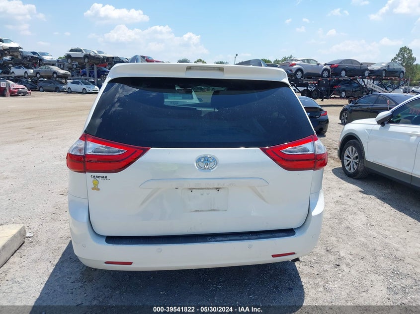2017 Toyota Sienna Xle 8 Passenger VIN: 5TDYZ3DC0HS886229 Lot: 39541822