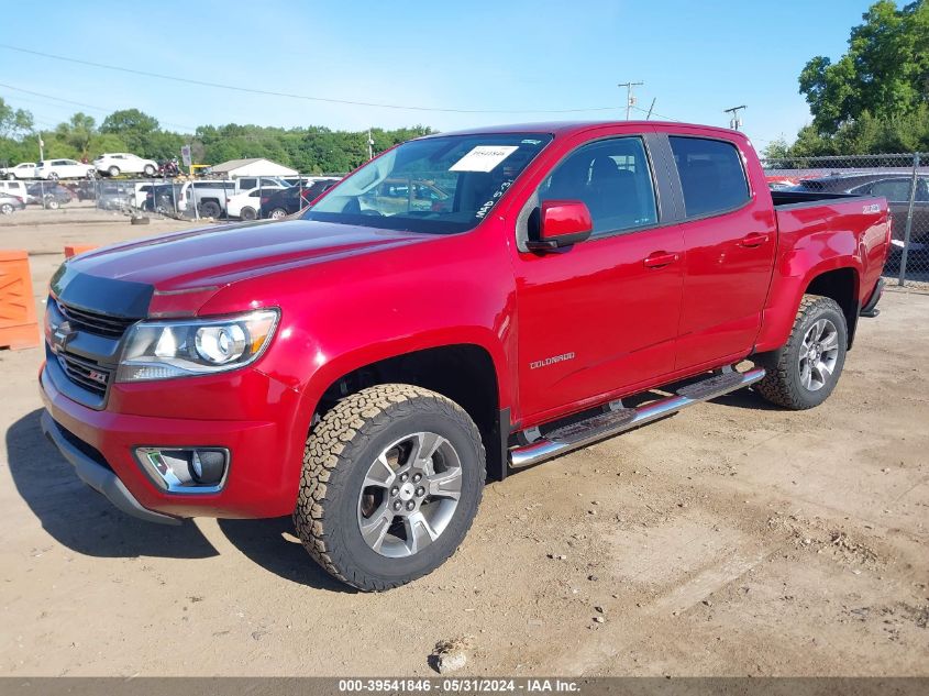 2017 Chevrolet Colorado Z71 VIN: 1GCGTDEN8H1202026 Lot: 39541846